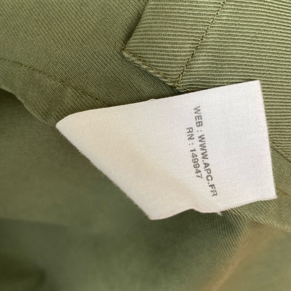 APC Kerlouan Chore Coat Green Small - Picture 5 of 10